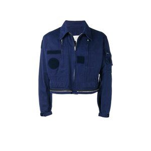 Maison Margiela Zipped Trim Cropped Jacket